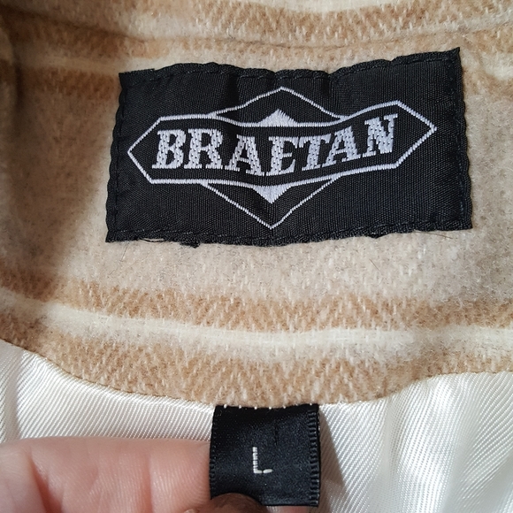 VTG BRAETAN Women's Wool Southwestern Aztec Tribal Blazer Sz Large - Picture 3 of 7